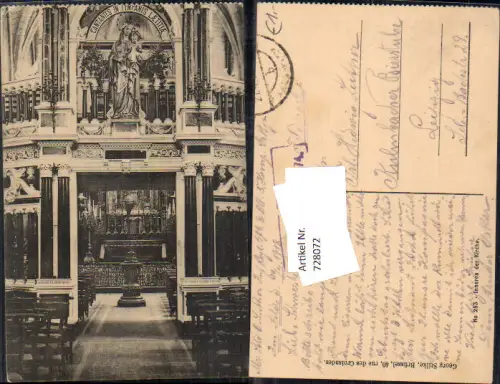 728072 Brüssel Inneres der Kirche Belgium