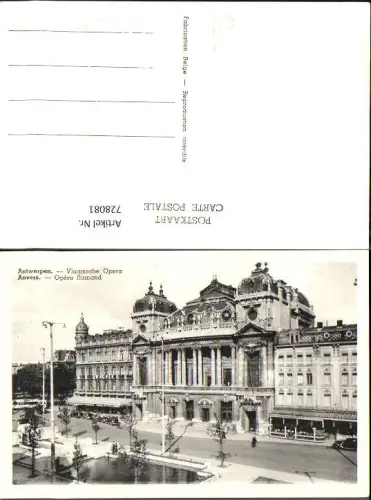728081 Antwerpen Vlaamsche Opera Anvers Opera flamand Belgium