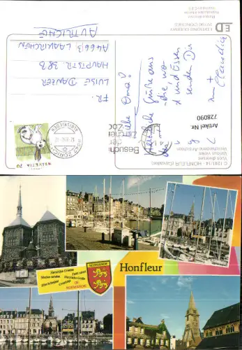 728090 Mehrbild AK Honfleur Calvados Vues diverses Ansichten France