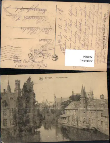 728094 Brugge Brügge Rozenhoedkaal Belgium