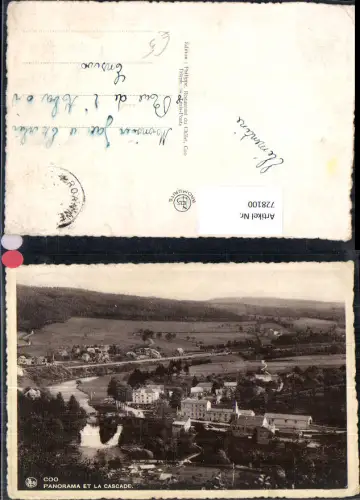 728100 Coo Panorama et la Cascade Stavelot Petit-Coo Wasserfall Belgium