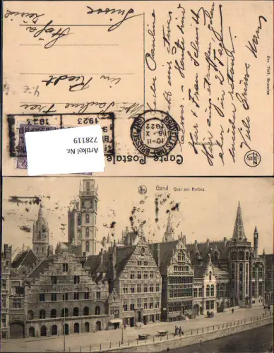728119 Gand Gent Quai aux Herbes Belgium