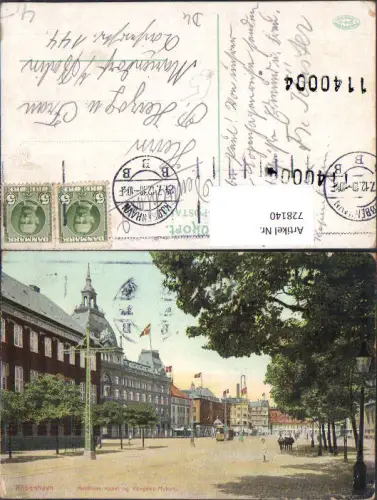 728140 Kobenhavn Kopenhagen Holmens Kanal og Kongens Nytory Denmark