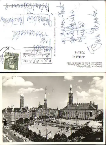 728144 Kobenhavn Radhuspladsen Kopenhagen Copenhagen Rathausplatz Denmark