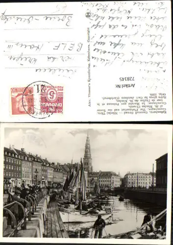 728145 Kobenhavn Copenhagen Kopenhagen Gammel Strand Nikolaj Tarn Fischmarkt Kirche Denmark