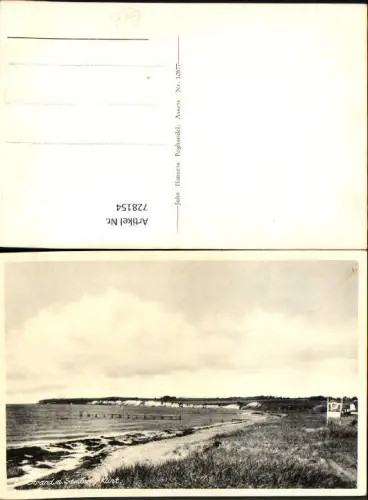 728154 Strand m. Sonderby Klint Sønderby Klint Steilhang Küste Denmark