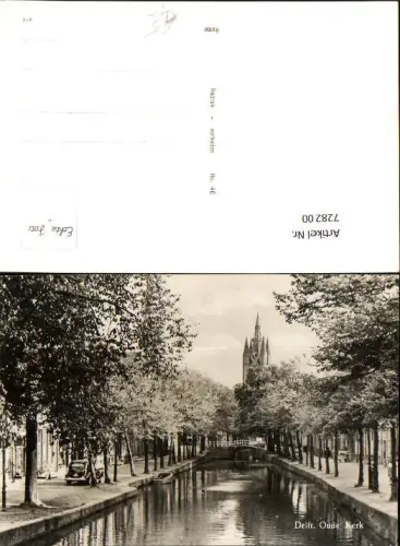 728200 Foto AK Delft Oude Kerk Kirche Nederlands