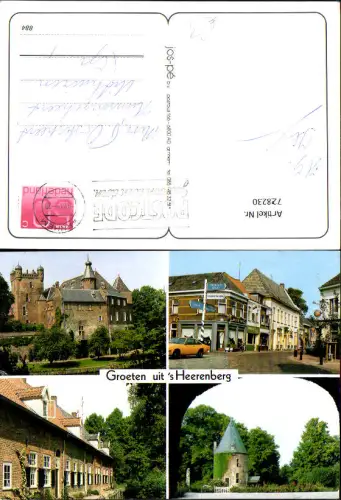 728230 Mehrbild AK Groeten uits Heerenberg Schloss Wegweiser Nederlands