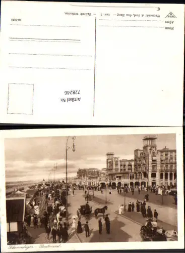 728246 Scheveningen Boulevard Kutsche Nederlands