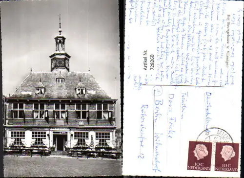 728260 Foto AK Het Beursgebouw te Vlissingen Hotel Restaurant Nederlands