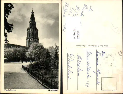 728261 Groningen Martinitoren Nederlands