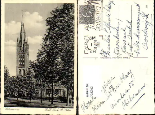 728262 Hilversum R.K.kerk St Vitus Kirche Nederlands