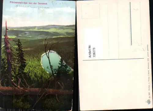 728273 Plöckensteinsee von der Seewand Plesne jezero Nova Pec Czech Republic