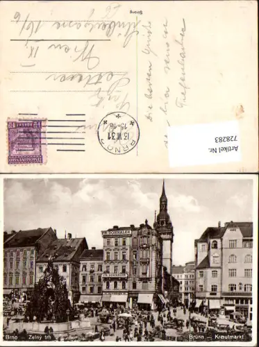 728283 Brno Zelny trh Brünn Krautmarkt Czech Republic