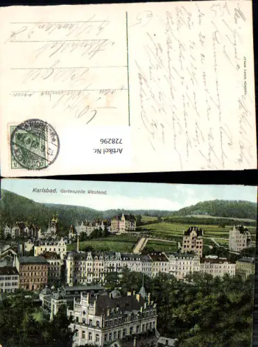 728296 Karlsbad Gartenzeile Westend Karlovy Vary Czech Republic
