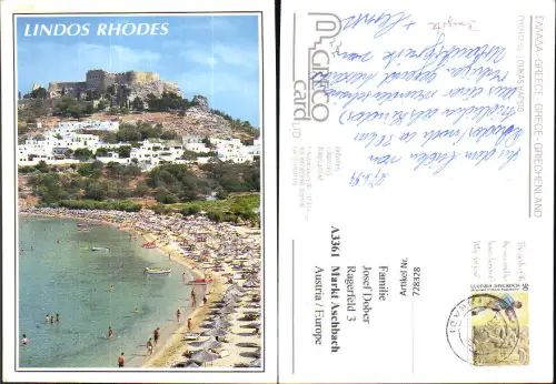 728328 Lindos Rhodes Strandleben Rhodos Greece