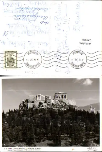 728330 Athens View of Acropolis Athen Ansicht Akropolis Tempel Greece