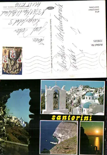 728335 Mehrbild AK Santorini Santorin Ansichten Greece