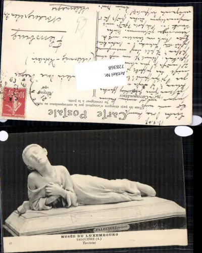 728368 Künstler AK Musee du Luxembourg Falguiere Tacisius gel Flensburg