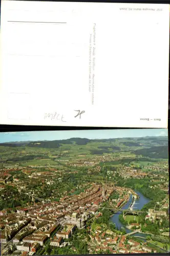 728409 Fliegeraufnahme Bern Luftbild Altstadt