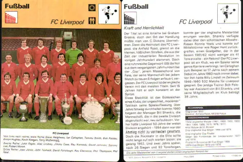 728458 Fußball Autogrammkarte FC Liverpool 1978