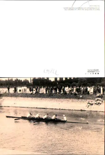 728467 Reproduktion Verein Pfälzische Sportgeschichte Rudern Speyer Rhein