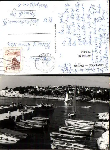 728493 Foto AK Crikvenica Kacjak Hafen Boote Croatia