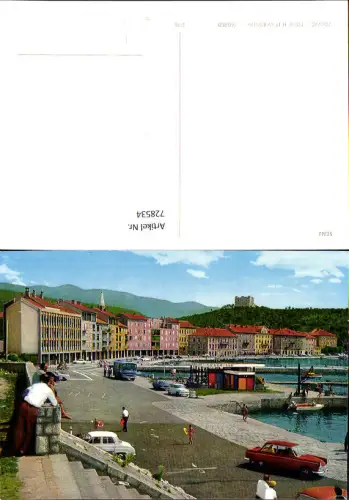 728534 Senj Küste Straßenpartie Bus Hafen Croatia