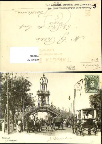 728587 Repro Sevilla La Pasadera Kutsche Reiter Pferde Spain