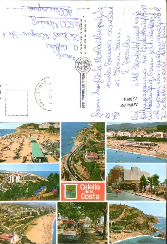 728601 Mehrbild AK Calella de la Costa Spain