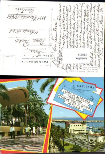 728615 Mehrbild AK Alicante Bellezas de la ciudad Spain