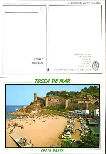 728623 Tossa de Mar Costa Brava Vial Vella Strand Strände Spain