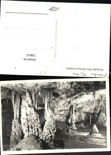 728635 Moravsky Kras-Punkevni jeskyne Höhle Grotte Slovenia