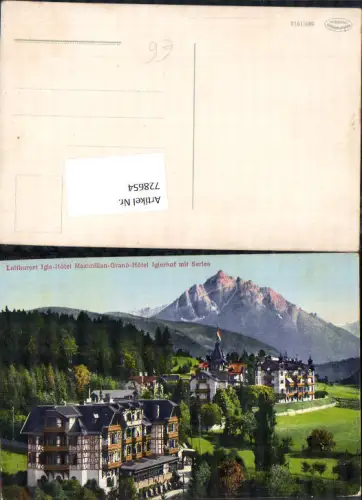 728654 Innsbruck Stadt Igls Maximilian Grand Hotel Iglerhof Hotel Serles