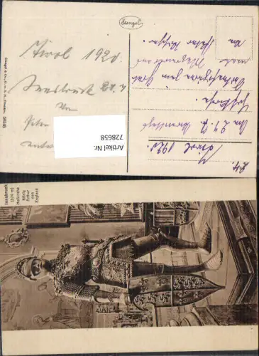 728658 Innsbruck Stadt Hofkirche Arthur von England pub Stengel e Co