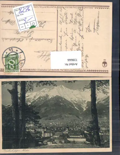 728666 Innsbruck Stadt gel Klotzsche Dresden 1926