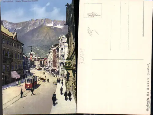 728679 Innsbruck Stadt Maria Theresienstraße Straßenbahn