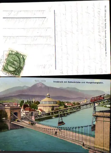 Innsbruck Kettenbrücke Hungerburgbahn gel Krenstetten Aschbach Halbmayer Loisi