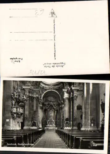 728725 Innsbruck Stadt Stadtpfarrkirche Kirche