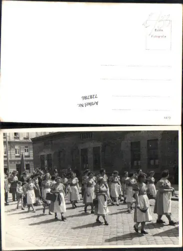728786 Foto-AK Frauen Fest Umzug Trachten Tracht
