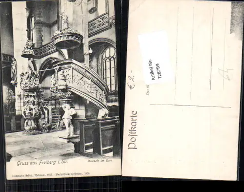 728799 Gruss aus Freiberg in Sachsen 1906 pub Hermann Seibt