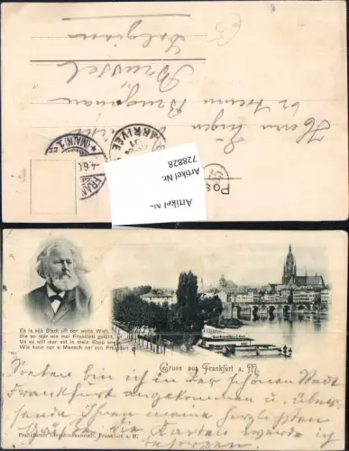 728828 Gruss aus Frankfurt am Main 1900