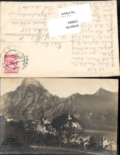 728883 tolle Foto-AK Traunkirchen am Traunsee Traunstein pub Bährendt 524b