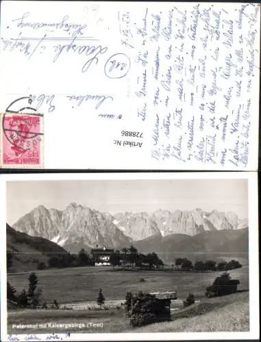 728886 Peternhof Kaisergebirge Kössen Tirol