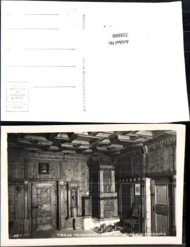 728888 Tiroler Volkskunstmuseum Museum Ofen Kachelofen Thierburg Thiersee Kufstein