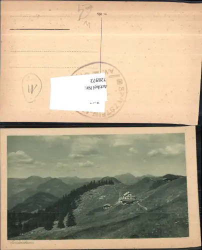 728972 Spitzstein bei Erl Kufstein Hüttenstempel Stempel