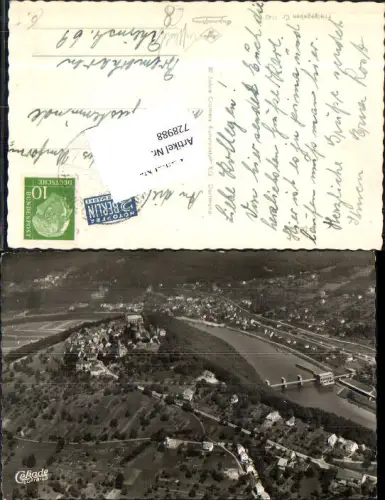 728988 Neckarsteinach Luftbild Fliegeraufnahme Lk Bergstraße pub Cekade Luftbild