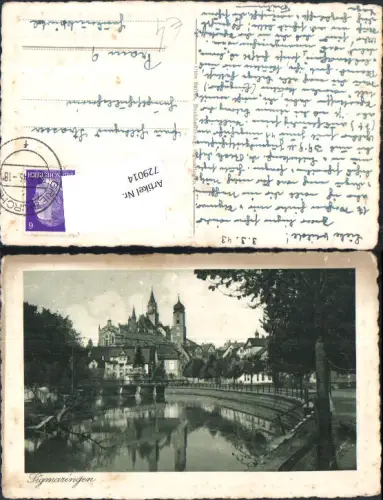 729014 Sigmaringen Partie gel Pram Ried im Innkreis Stp. Grieskirchen