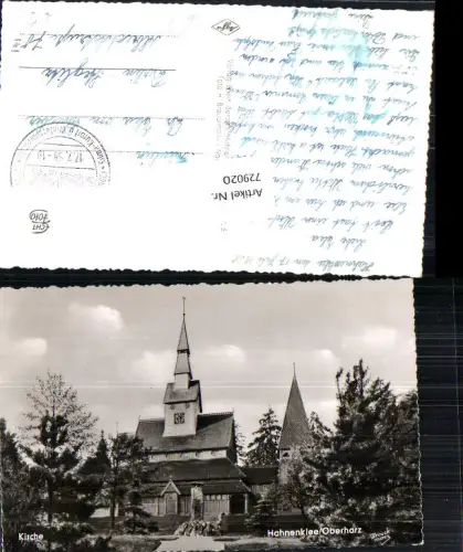 729020 Hahnenklee Bockswiese Oberharz Harz Kirche