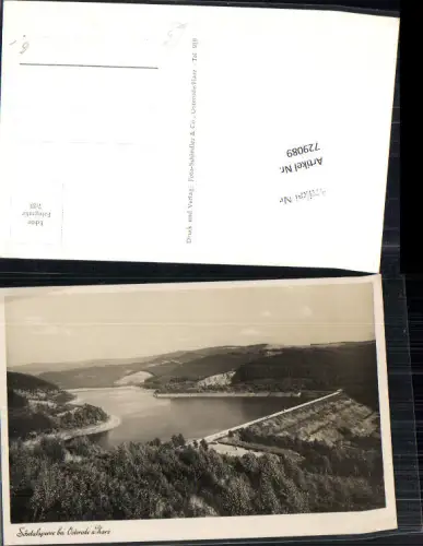 729089 Sösetalsperre Talsperre Osterode am Harz
